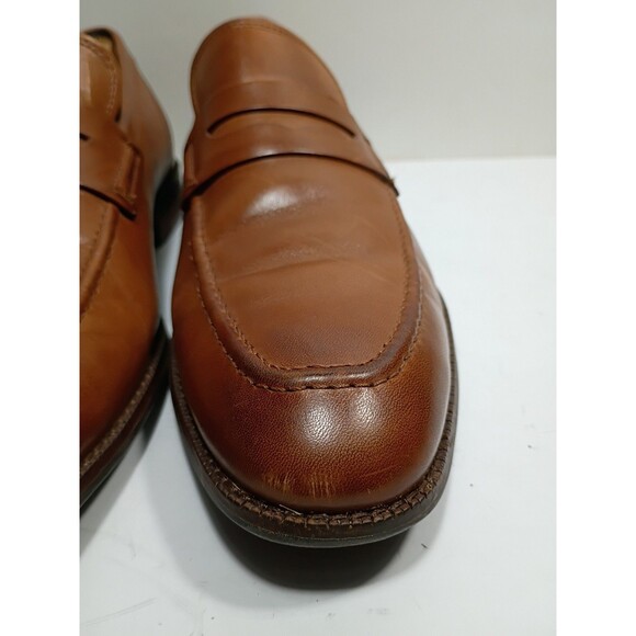 Cole Haan Mens British Tan Leather Penny Loafers C29038 Size 10M Slip On Shoes main image 12